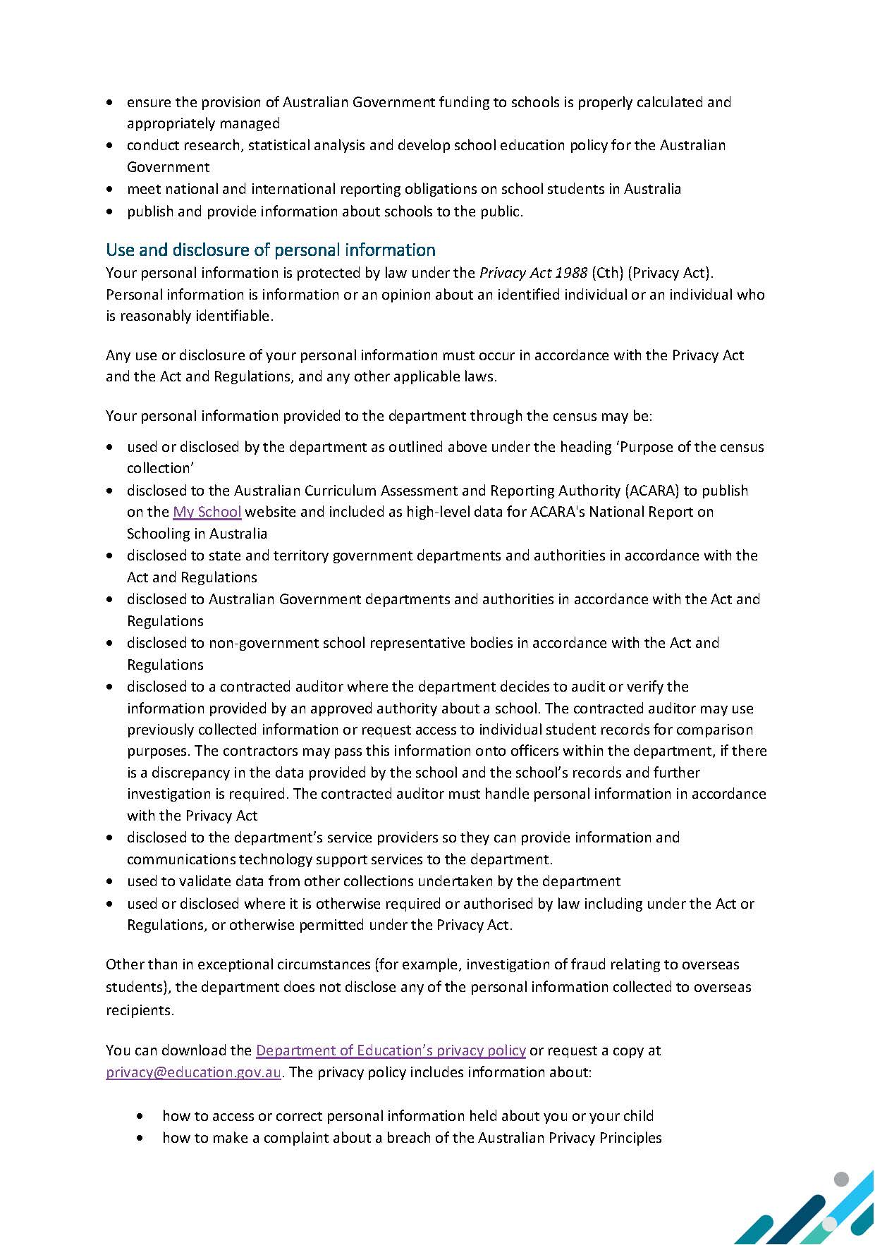 2024 Census privacy collection notice 1 Page 2