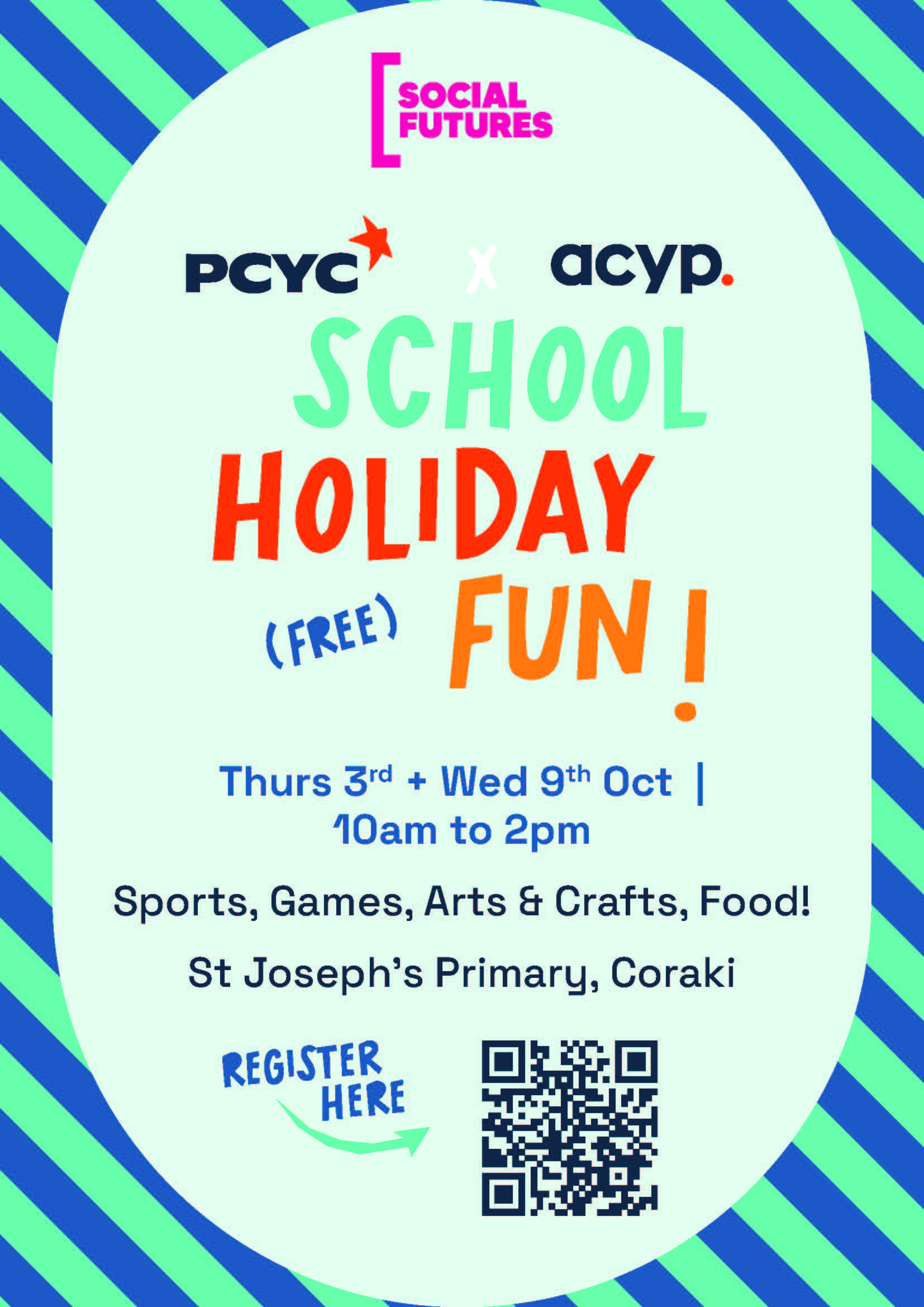 Coraki School Holiday Fun Flyer 1