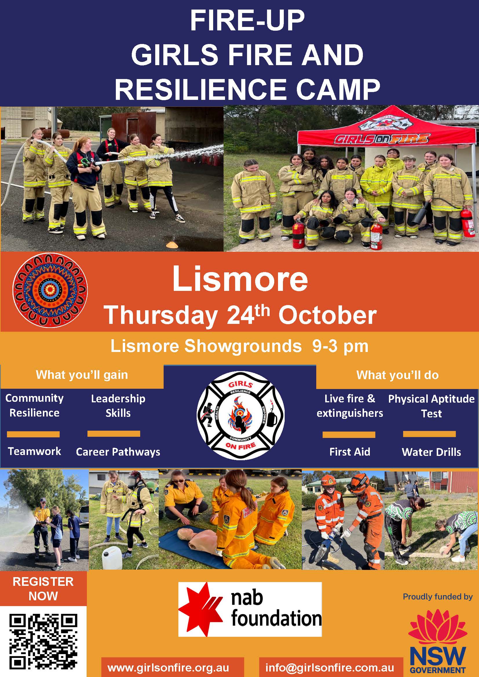 Fire Up Lismore Oct 24 Flyer V2